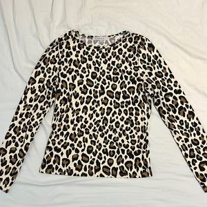 cute leopard print top